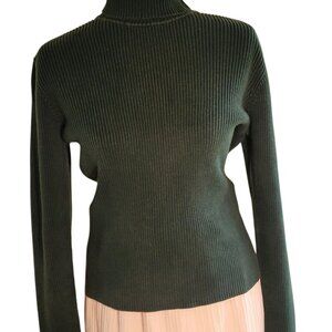 Lauren Ralph Lauren Dark Green Turtleneck Sweater